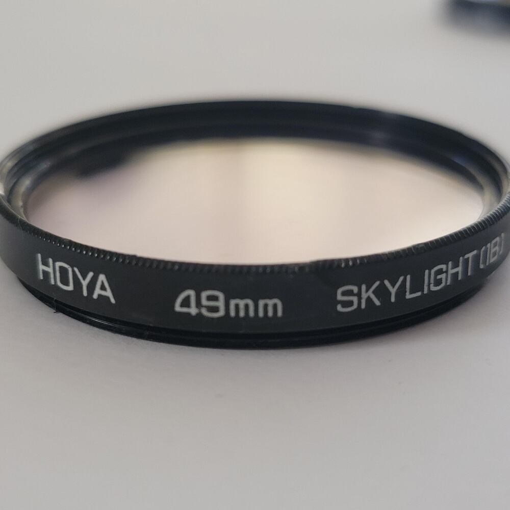 Hoya Skylight 1B 49mm Black Lens Filter Non-Reflex Camera Protective Filter